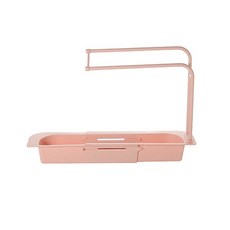 한스쇼룸 싱크대물막이 길이조절 수납함, 화이트, 1개