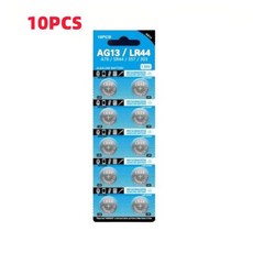 시계 계산기 자동차 키 원격 시계 단추 동전 셀용 알카라인 배터리 AG3 LR44 A76 357 357A LR54 SR54 SR44, 1개