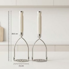 201不鏽鋼 薯泥壓泥器 搗碎器 廚房小工具, 1個