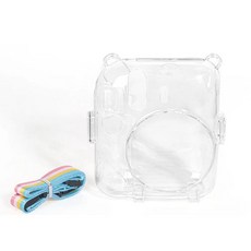 투명 카메라 커버 보호용 휴대용 가방 커버어깨끈이 보관, 01 mini12-Transparent, 1개