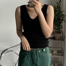 針織女款V領Pairo針織背心
