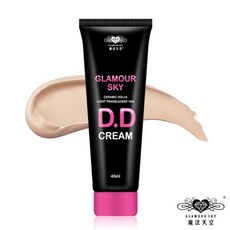 魔法天空 清透亮顏DD霜 45ml 提亮膚色控油遮瑕保養修容, 1個, 自然膚色