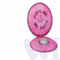 방독마스크용 방진필터 2개 3M정화통 3M필터 방진마스크필터 방독마스크정화통 마스크필터, 1개