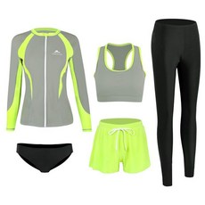 情侶泳衣潛水服 防曬長袖長褲水母衣 衝浪分體速乾沙灘褲