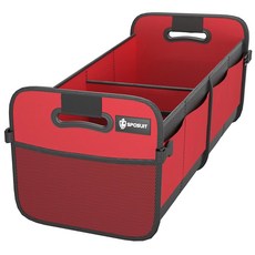 절연 누수 정리함 가능한 트렁크 방지 고정 조절 칸막이와 있는 탈착식 스포수트 쿨러백이, Red, 1 Trunk Organizer