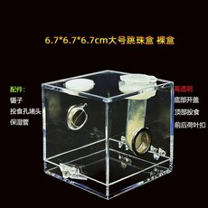 투명 파충류 사육장 거미 사마귀 아크릴 애완 곤충 번식 생태 상자 관찰, 6.8cm 빈 박스