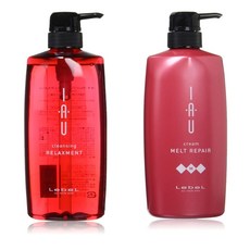 르벨 이오 크림 멜트리페어 클렌징 릴렉스먼트 세트 각 600ml Lebel IAU, 1개