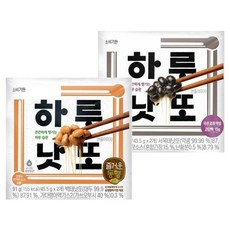 CJ 즐거운동행 하루낫또 91g (45.5gX2입) + 하루낫또 국산검정약콩 91g (45.5gX2입), 3세트, 182g