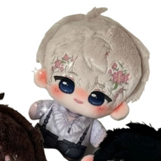 戀與深空原創正品10cm棉花娃娃秦徹黎深祁煜沈星回可愛Q版柔軟舒適療愈陪伴, 花花晝×1個