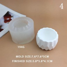 스타일 암석 석고 실리콘 몰드 수제 수납함 아로마테라피 캔들 컵 다육식물 화분, 2. 4, 기본