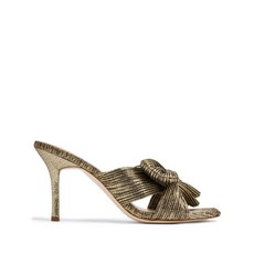 로플러랜달 클라우디아 플리츠 매듭 뮬 90mm