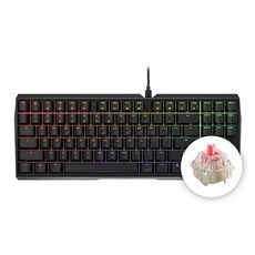 CHERRY 체리 키보드 MX BOARD 3.0S TKL RGB 기계식 유선 텐키리스 게이밍 키보드 (4종 축 선택) / 공식 판매점, 블랙, G80-3877-저소음 적축, 저소음 적축