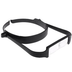 핸즈프리 멀티 배율 돋보기 확대경 헤어밴드 정밀작업 4종류, 1개, 핸즈프리 머리밴드 확대경 멀티 배율 작업용 돋보기