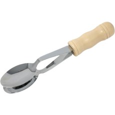 유톤 1PCS 음악 스푼 농촌 타악기 민속 계몽을 위한 사운드보드 금속, 1개