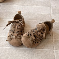 빈티지레오파드로퍼 아동 클래식 레오파드 단화