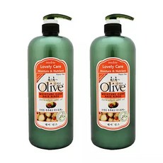 올리브 대용량 린스 1500g X 2개 업소용