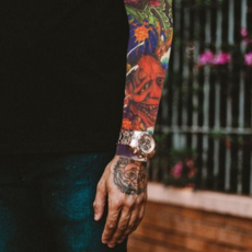 문신 팔 토시 고탄력 자외선 타투 이레즈미 팔 토시 쿨링 여름 보호대 패션 여성