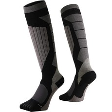 VAXPOT 벡스팟 메리노울 5본가락 착압 스키 스노우보드 양말 VA-1763 BLK 25-27cm