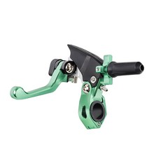 클러치 오토바이 브레이크 레버 합금 다양한 손잡이 드럼 CNC, GREEN A, 1개