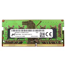 MTA8ATF1G64HZ 8GB 1Rx8 DDR4 SO-DIMM PC4-19200 2400MHz 260핀 Non-ECC CL17 1.2V 노트북 메모리 모듈 MTA8ATF1G6, MTA8ATF1G64HZ 8GB 1Rx8 DDR4 SO, 1개