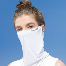 El Mountain絲印360度防曬面罩高爾夫登山自行車運動臉防曬罩, 灰色