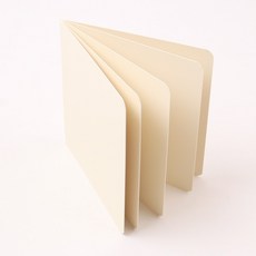스크랩북 파스텔 5P 10P 일반형 미니 만들기 종이 그리기 성장앨범 사진첩 포토북 물감 꾸미기, 아이보리