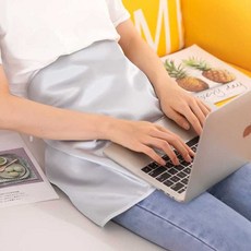 전자파차단 앞치마 임신 방사선 방지 보호 의상 사계절, 그레이 40cm x 70cm, 1개