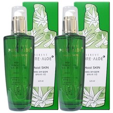 김정문알로에 세레브 퓨어 알로에 모이스트 스킨 토너 125ml 2개