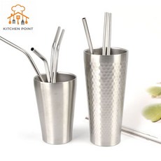 MB9 스텐 빨대 브러쉬 파티용빨대, 일자형