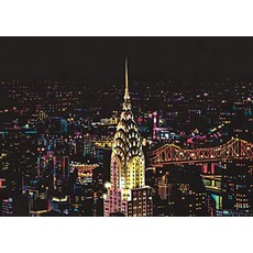 DIY Manual Scraping PAINT 페인트ing 40.5x28.5 CM Famous CITY 시티 Building Night View Magic Art Scratch, DIY Manual Scraping PAINT 페인트i