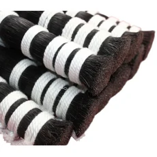 50g 천연 몽골어 말총 말꼬리 바이올린 첼로베이스 활 머리 흰색 검정색 갈색 말 꼬리 60-92cm, 02 Black 70-73cm