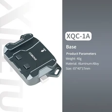 XILETU 퀵 릴리스 숄더 스트랩 베이스 카메라 슬링 Fujifilm canon 호환 sony 호환가 포함된 빠른 플레이트, 01 Only base