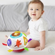 제이에스몰 브이텍 굴러가는 깜짝볼 오감발달장난감