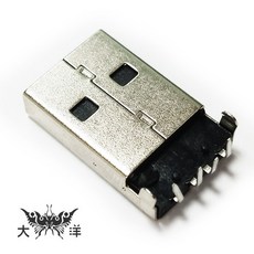 USB A型公頭 90度 (10入裝), 1個