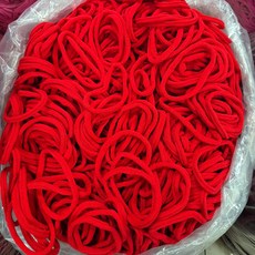 양말목 공예 재료 73개 수량 100g 레드, 15. 레드