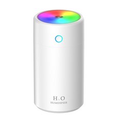 최신 전자식 가습기400ML 가습기 H2o USB 아로마 에센셜 오일 디퓨저 다채로운 야간 조명 룸 가정용 자동, 01 400ml use 6-12 hours