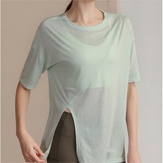 투니스 썸머 루즈핏 요가 반소매 티셔츠