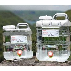 물통 말통 워터저그 용기 캠핑용 투명 20L 수직형, 1개, 1ml, 20L 수직형+예비 수도꼭지