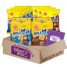 오뚜기 미니뿌셔 (불고기8+바베큐8)+메세지카드, 1세트, 55g