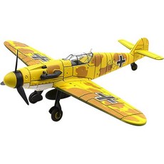 프라모델 비행기 조립 키트 모형 BF-109 전투기 - 제2차 세계 대전 클래식 모델 1:49 군사 애호가용 플라스틱 키트., Yellow