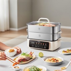 심다 스텐 전기찜기 3단 가정용, 02.스텐 스마트 18L 3단 02