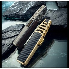 호신용 광선검 터보 라이터 뒤집어도 나오는 토치 라이터, 골드, 1개