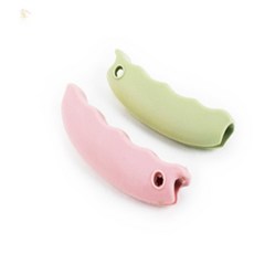 미미스토어 실리콘 봉투 손잡이 미닫이문손잡이, 그린