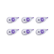 어드벤스 16m 롱 수정테이프, 6개, 보라