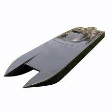 L980-W300mm 탄소 섬유 뗏목 선체 CAT 보트 브러시리스 전기 추출 진공 RC 전사, 01 L980xW300mm, 1개