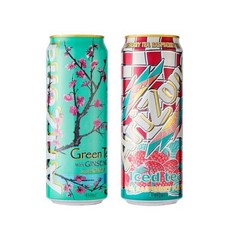 아리조나 아이스티 2종(그린티+라즈베리) 650ml x 24ea 안전한 박스포장