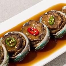 완도산 전복장 간장숙성, 1개, 400g