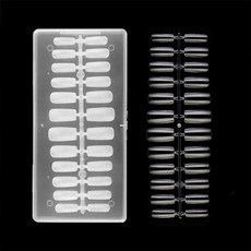 HYD1GL09_56 네일 연장 손톱 말캉 팁 120pcs DD-11797, 아몬드