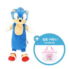 수퍼 소닉 봉제 인형 필통 파우치 (3 option), 1개, 블루(소닉)