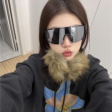 Equator 고글 남녀공용 방풍 스노우 보드 UV400 방풍 고글 바이크, 1개, 블랙프레임/블랙렌즈